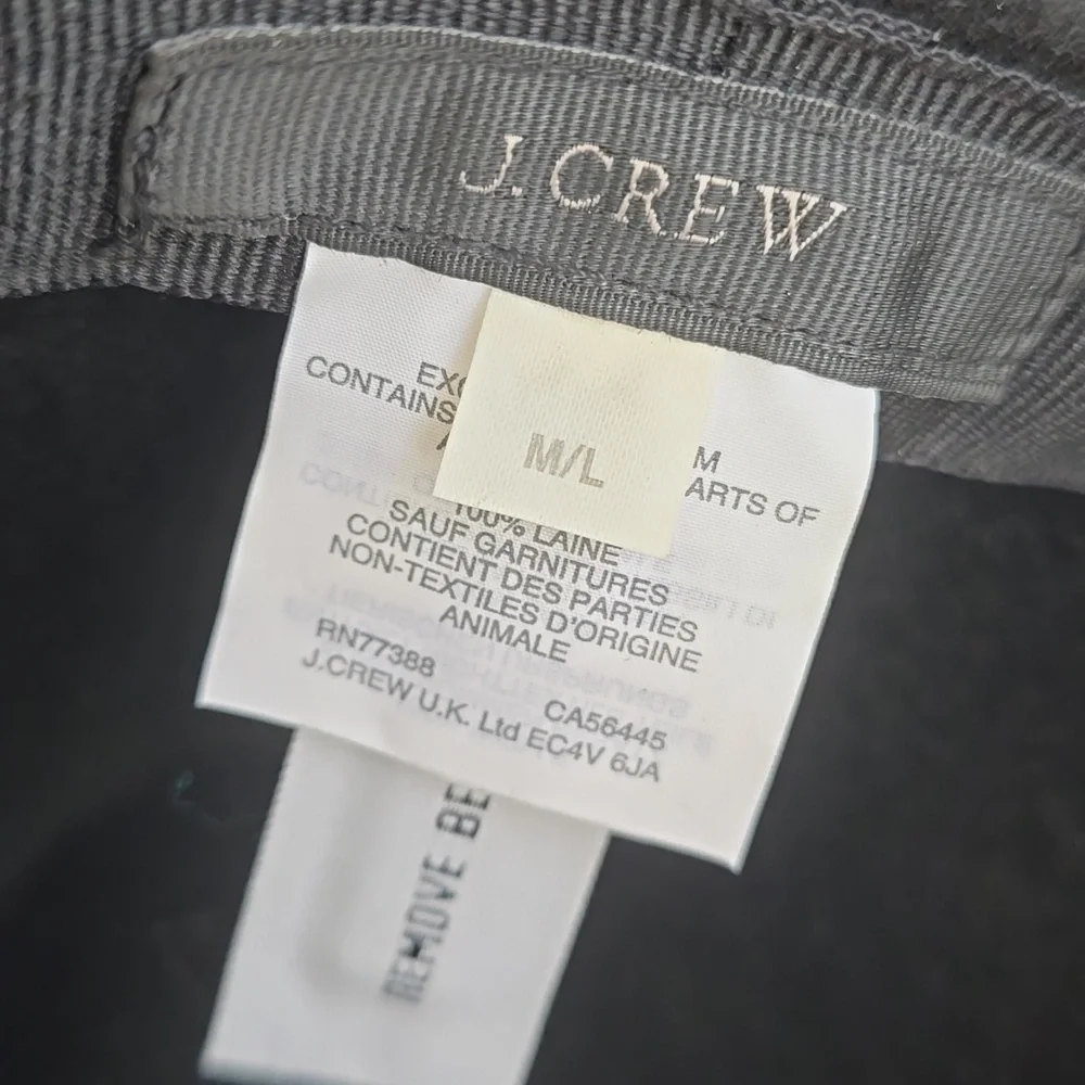 J. Crew 100% Wool Hat Size M/L